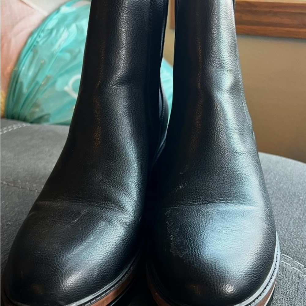 Black Leather Boots